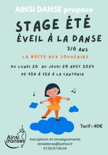 Stage été - aout 2024